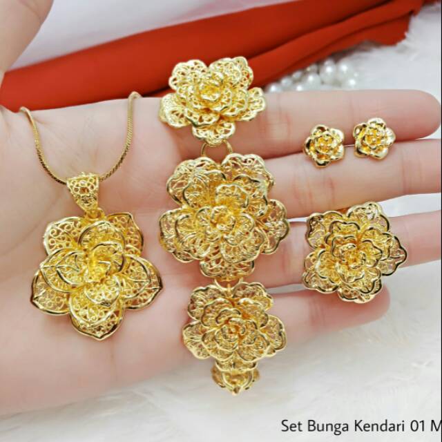 Shet replika emas 23 k