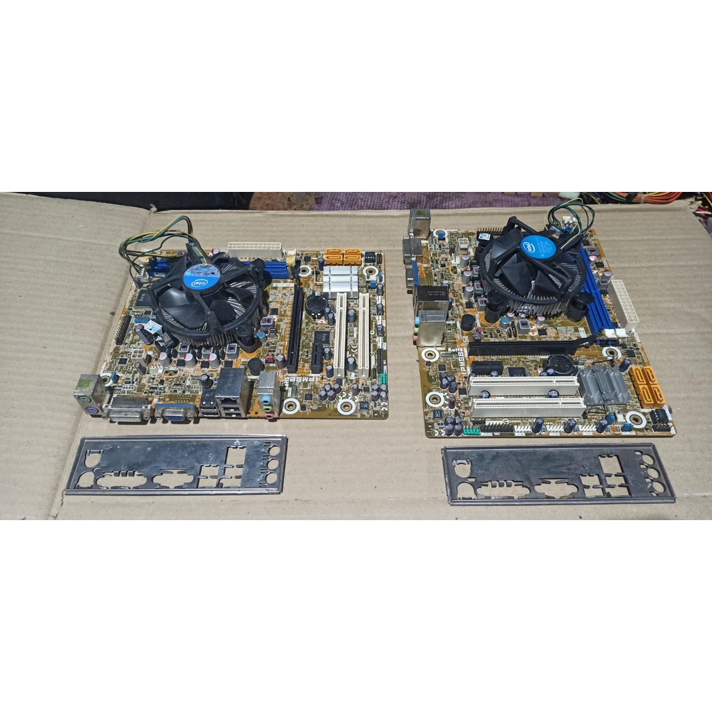 Mobo H61+processor G630 &amp; 2020 + fan Intel ( bisa di upgrade Ke core i3/i5/i7 )