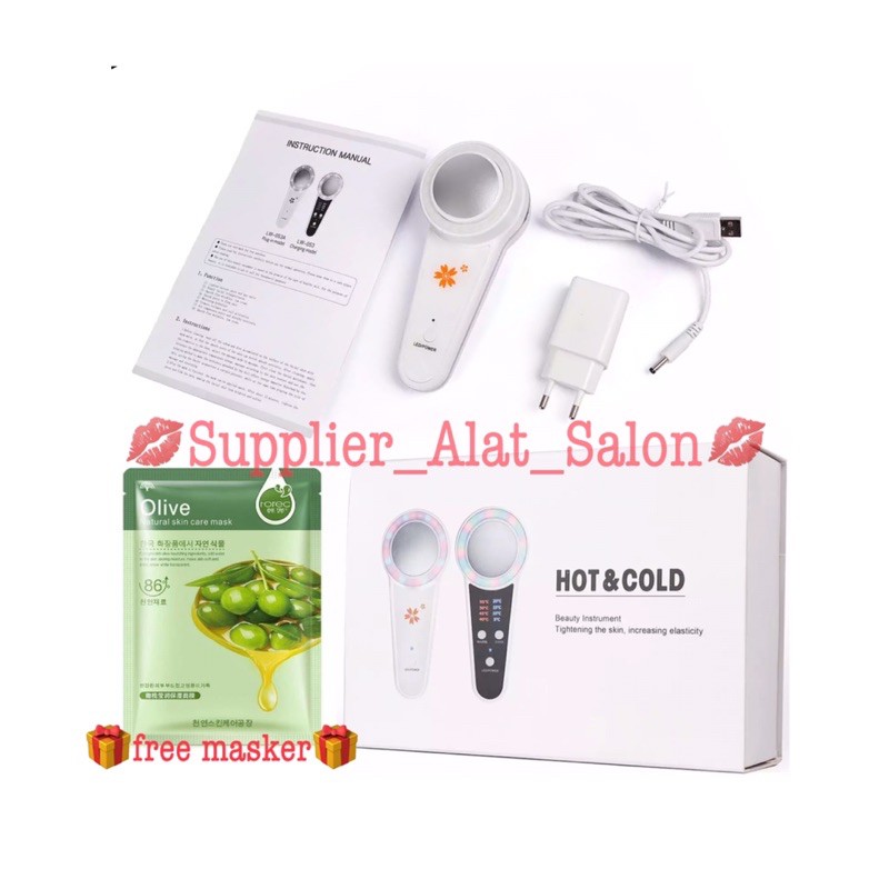 ALAT SETRIKA WAJAH COLD PHOTON COOL HAMMER DINGIN KUALITAS TINGGI SUHU STABIL PDT LIGHT FOTON