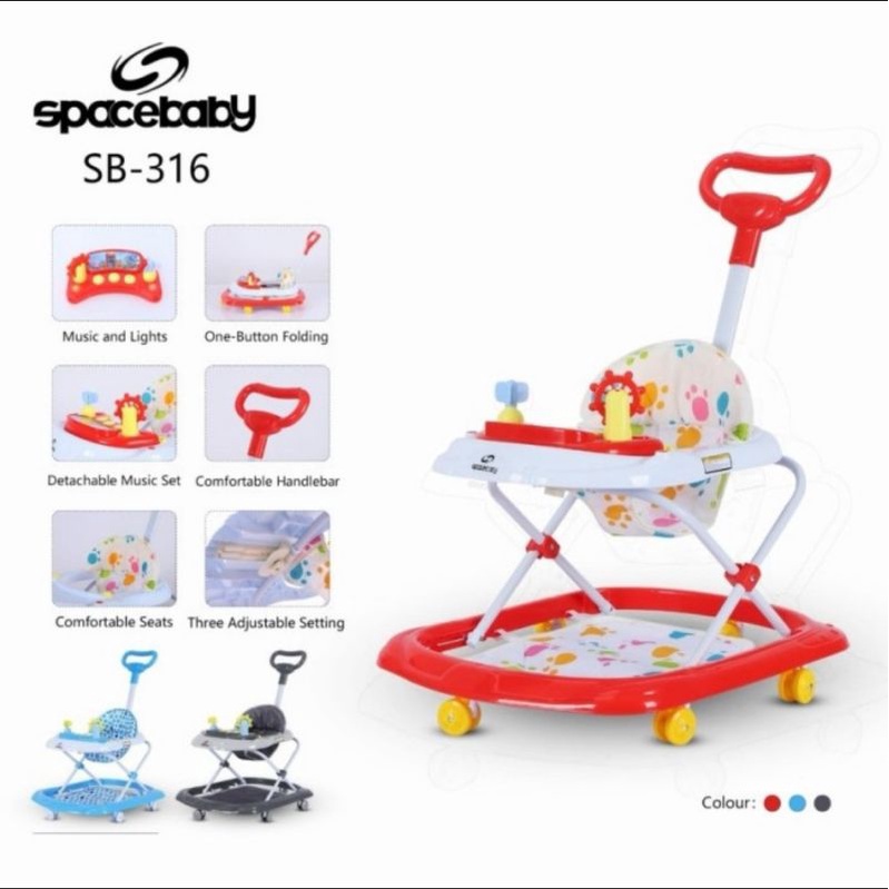 Baby Walker Spacebaby Sb-316