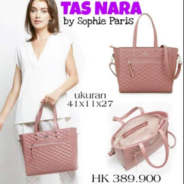 TAS SOPHIE MARTIN / TAS NARA / tas wanita elegant / tas besar / tas kerja / ref : T6056P3