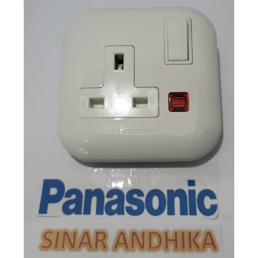 STOP KONTAK AC PUTIH PANASONIC (TANPA STEKER &amp; OUTBOW) WBJ 1214W