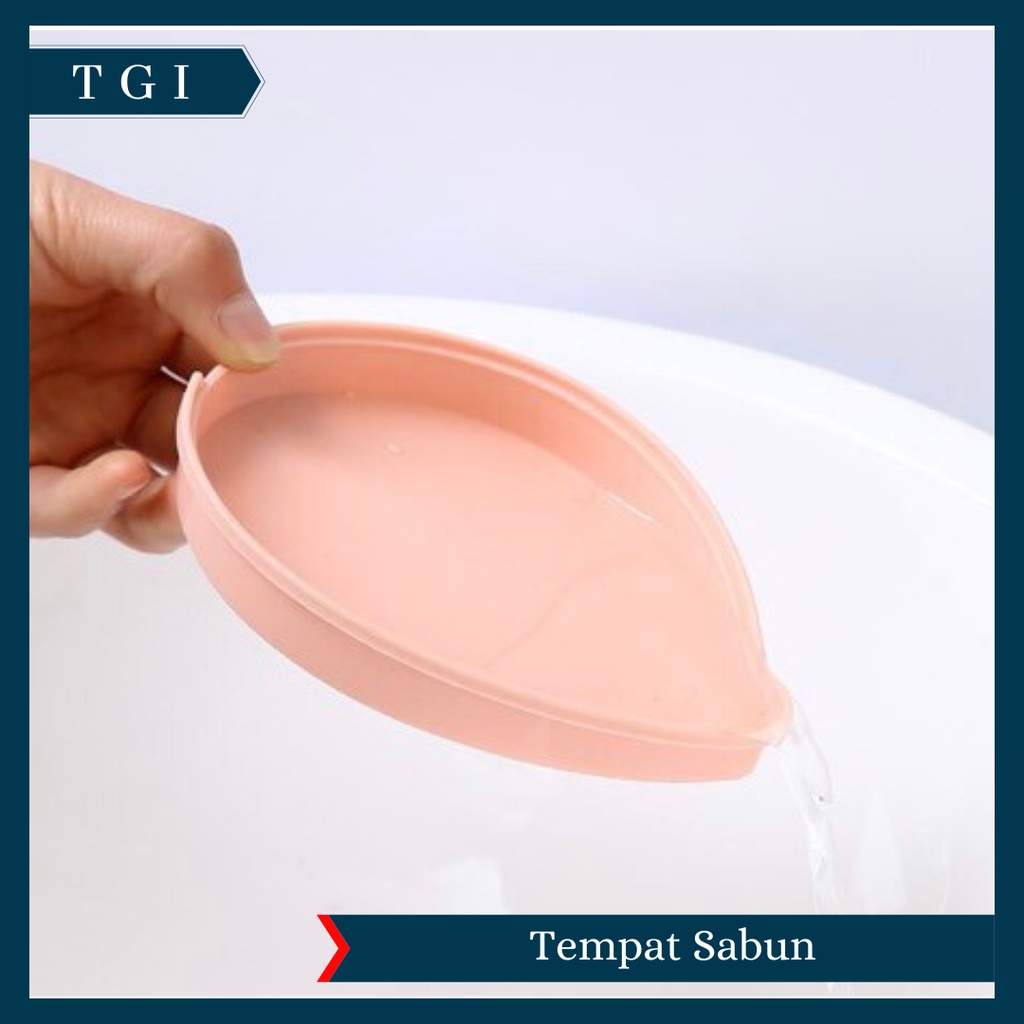 TGI - TEMPAT SABUN BATANG MOTIF DAUN | BATHROOM ANTI SLIP SOAP HOLDER | TEMPAT SABUN ANTI SLIP