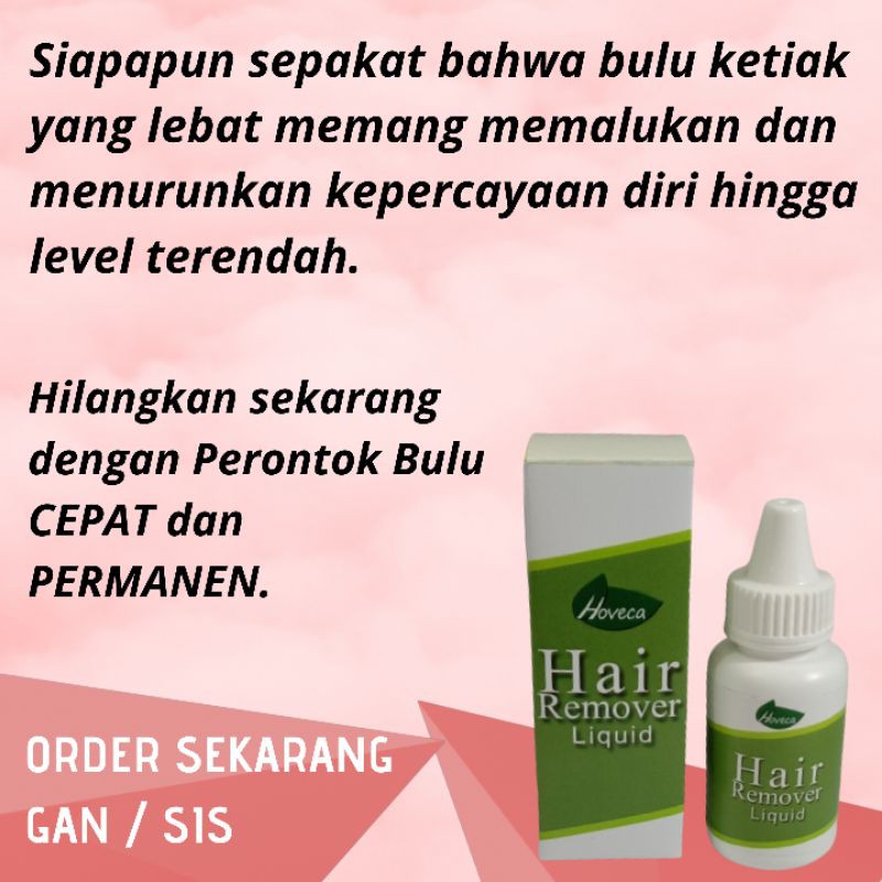 Perontok Bulu Ketiak Perontok Bulu Permanen Perontok Bulu Alami Hoveca Hair Remover