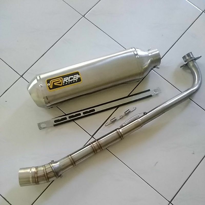 Knalpot racing RCB kapsul untuk c70 grand karisma supra vega jupiter