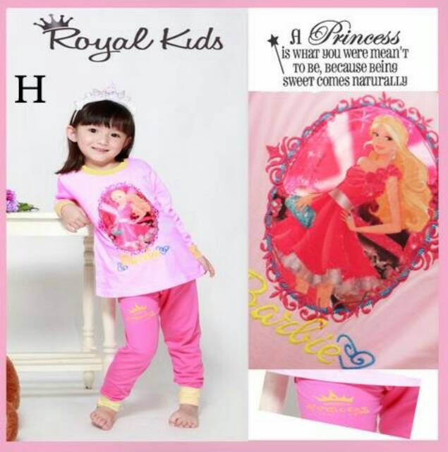 Piyama royal kids premium piyama anak bahan kaos katun lembut dan nyaman