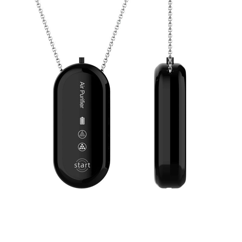 Kalung Air Purifier Portable Anti Virus / Air Purifier Necklace Pembersih Udara 120 juta ion Original Packing Hard Box