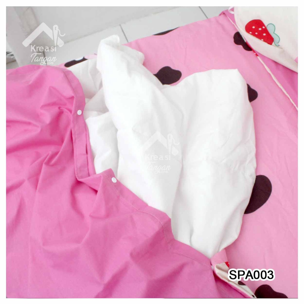 SET BED COVER ANAK KANCING + BEDCOVER SPA003