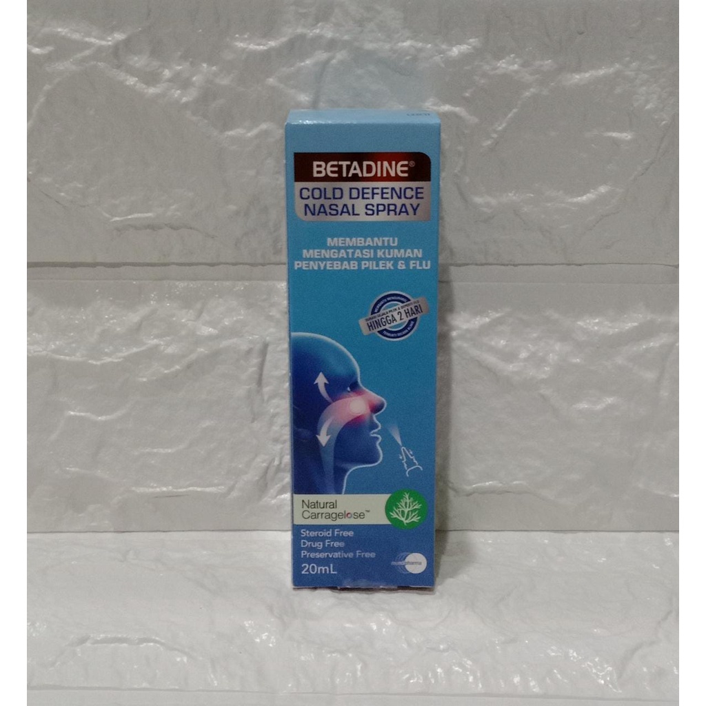 ORIGINAL BETADINE NASAL SPRAY | BETADINE COLD DEFENCE NASAL SPRAY 20ML