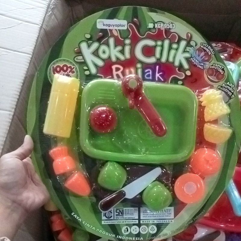KGP 9503 - Mainan Buah Potong Buah Iris Koki Cilik Rujak KGP9503