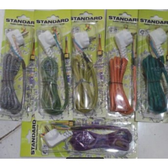 Kabel Setrika Standard 1,6M Isi 2 ORIGINAL