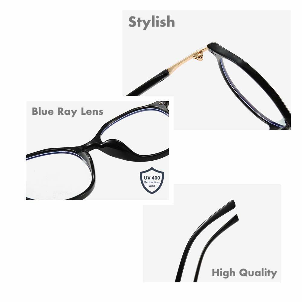 Kacamata Anti Radiasi Blue Ray Lens (Design Korea) Unisex - HM676 D ( Group Solo )