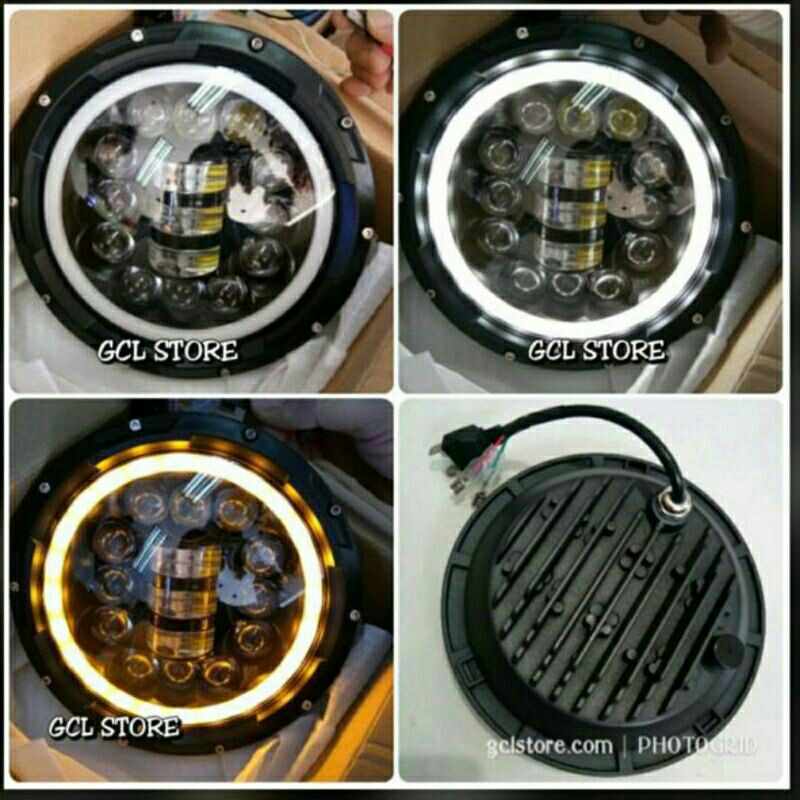 Headlamp Reflektor lampu depan daymaker 7inch DOT