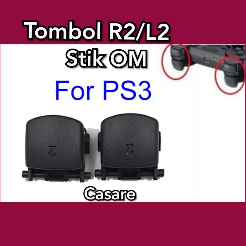 Tombol R2 L2 Stik ps3 Ori mesin