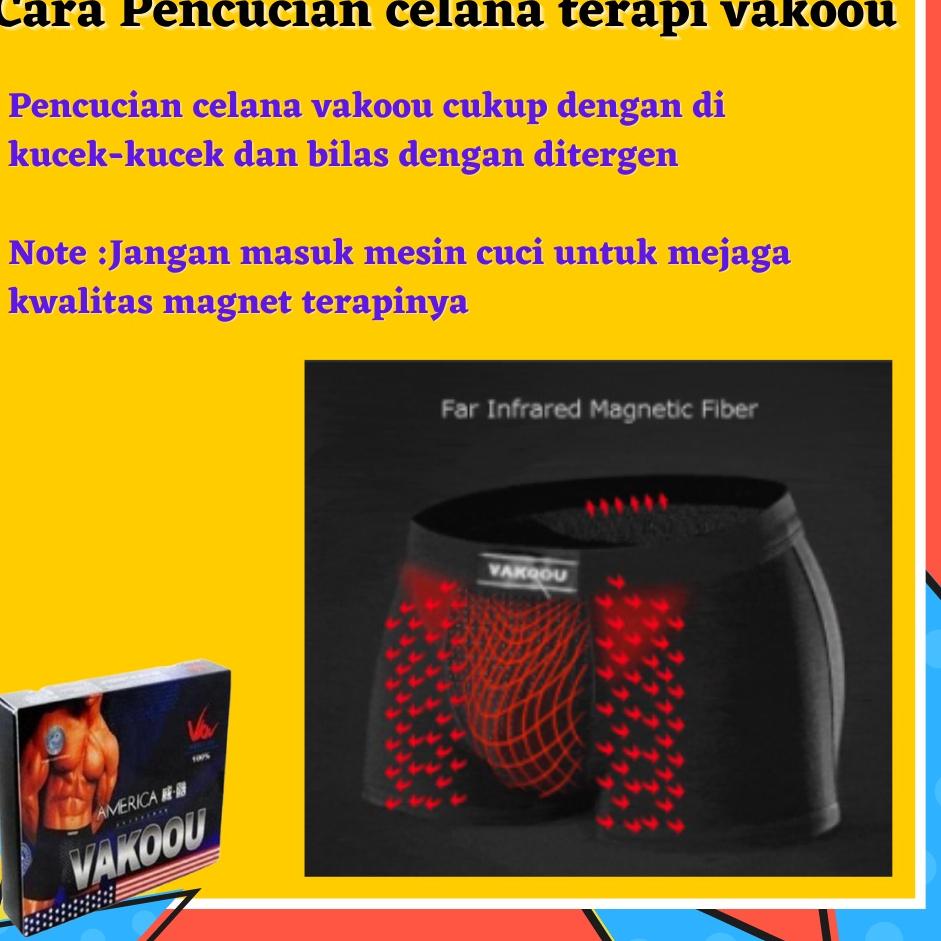(PALING DICARI) ORIGINAL Celana Dalam Boxer Magnet Terapi Kesuburan Pembesar Kelamin MrP Kesehatan P