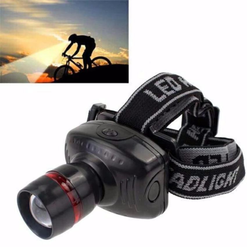 Headlamp Zoom Senter Kepala LED