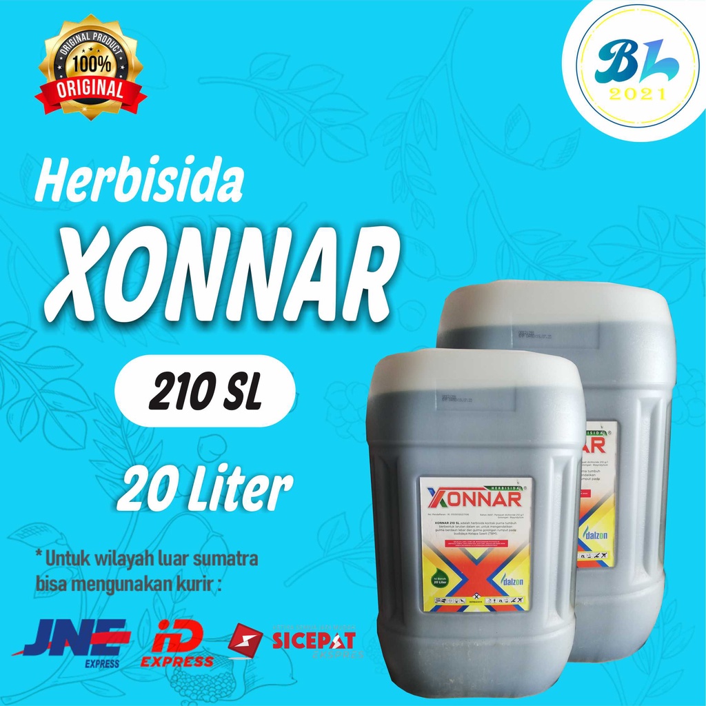 Xonnar 210SL, Herbisida Kontak 20 Liter - membasmi rumput dan gulma