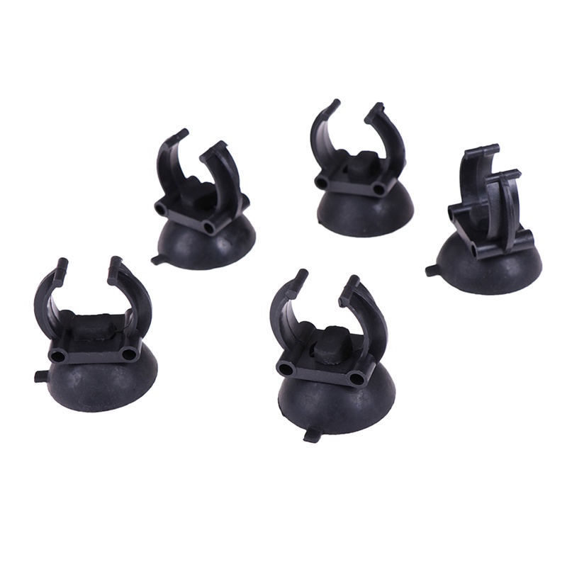 (Happy) 5pcs Klip Suction Cup Holder Pipa / Selang Pemanas Akuarium