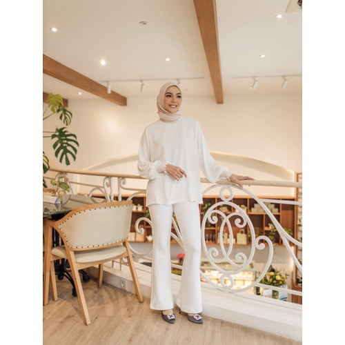 ESSEN PANTS WHITE - LUMIERE