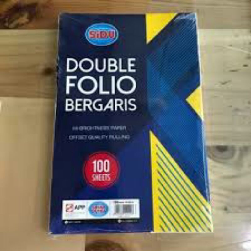 

Kertas Double Folio Bergaris 1 Lembar Sinar Dunia