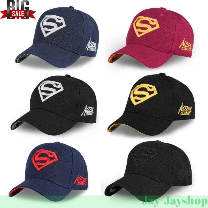 Topi Snapback Superman Logo DC Justice League PROMO