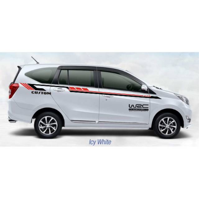 Promo stiker mobil calya Sigra keren
