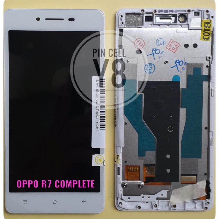 LCD OPPO R7 - R7F COMPLETE WITH COVER