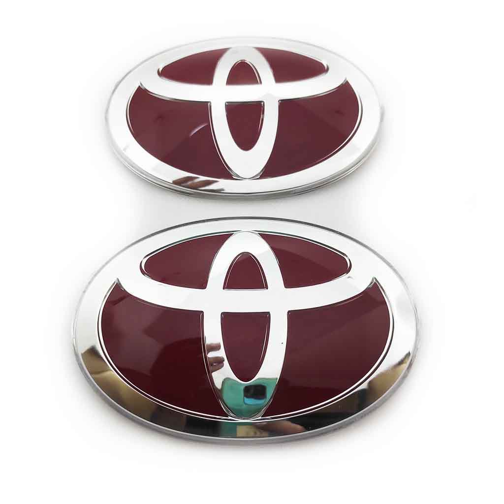 Paket Logo Mobil Toyota Merah Ori Avanza Calya Grand New Avanza