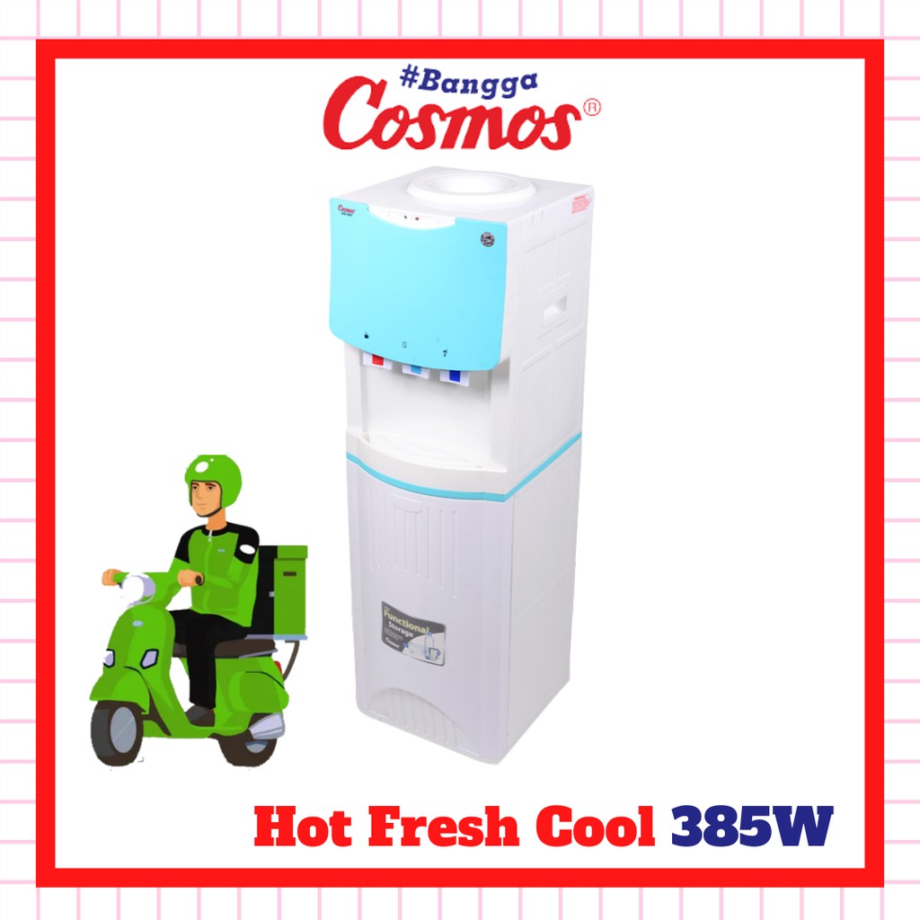 Dispenser Cosmos CWD-5603 - Dispenser K-Style HOT,COLD & NORMAL KHUSUS GOJEK