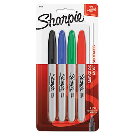 

spidol sharpie isi 4pcs/ spidol sharpie murah/ spidol sharpie permanent/ spidol sharpie warna basic/ spidol sekolah/ spidol kerja