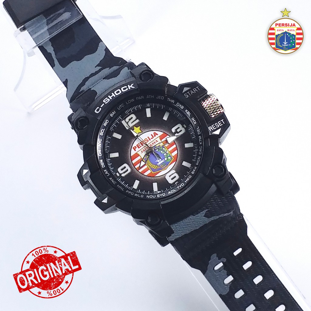 [NEW EDITION] Jam Tangan Persija Jakarta Army Hitam