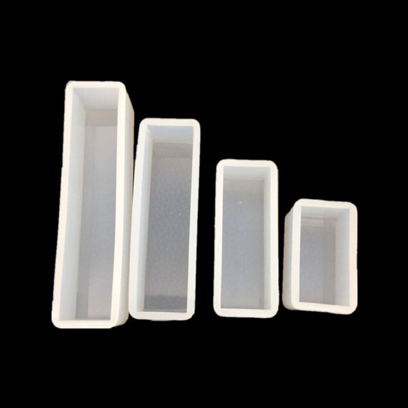 11pcs Cetakan Resin Bentuk Persegi Panjang Untuk Membuat Perhiasan