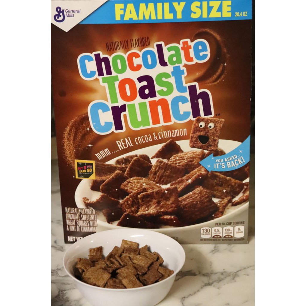 

General Mills Cereal Toast Crunch Family Size 578gr