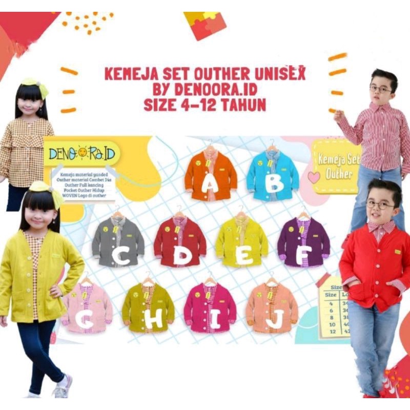 Dendora.id Kemeja Set Outher Dendora.id