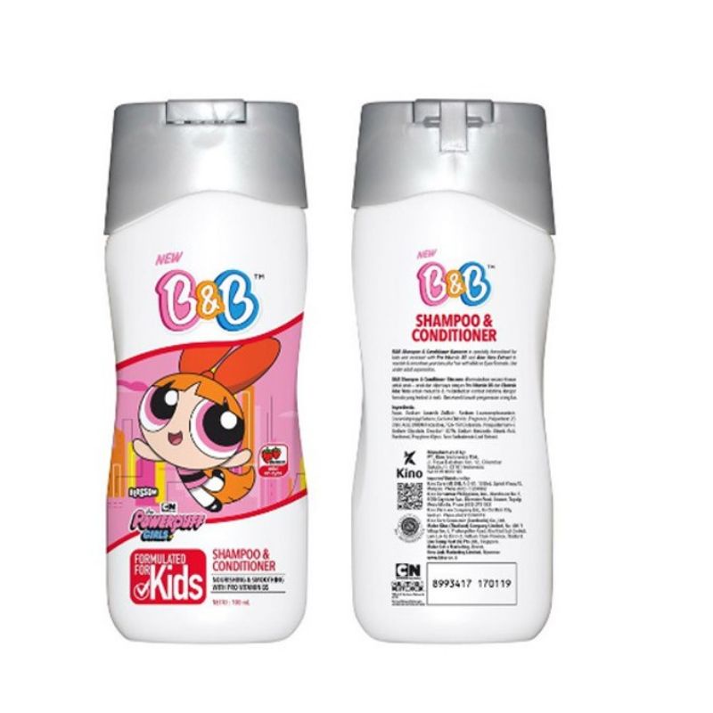 B&amp;B Kids Shampoo &amp; Conditioner 200ml