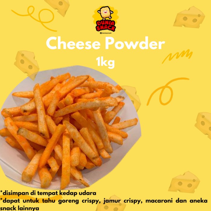 

PRODUK TERBARU - BUMBU TABUR CHEESE 1KG