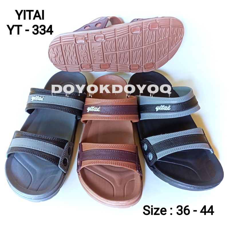 YITAI Sandal Fashion Pria Sandal Casual Sandal Pria Remaja Dewasa Terlaris | YITAI 334