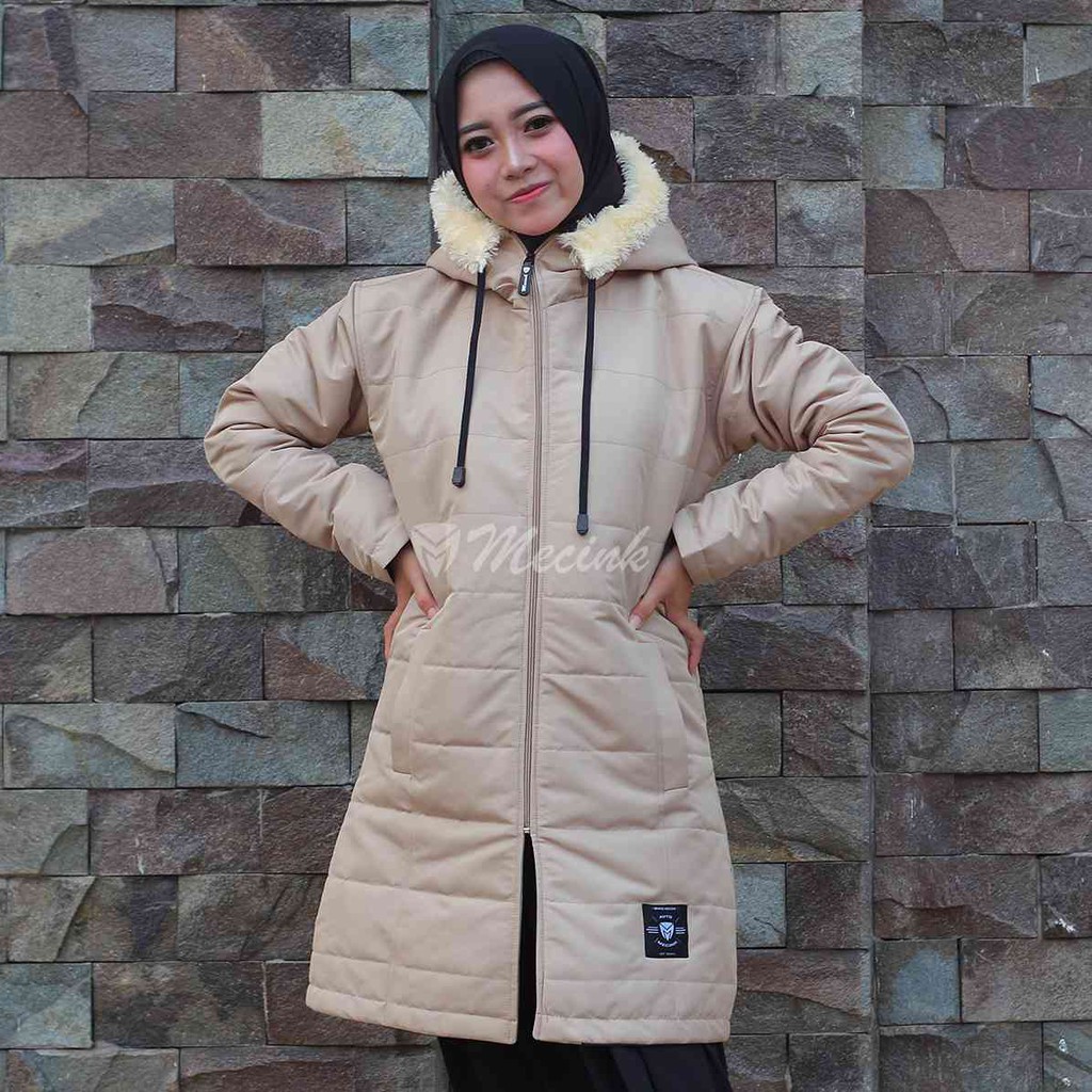 Jaket Wanita Muslimah Jaket Mecink Aldera