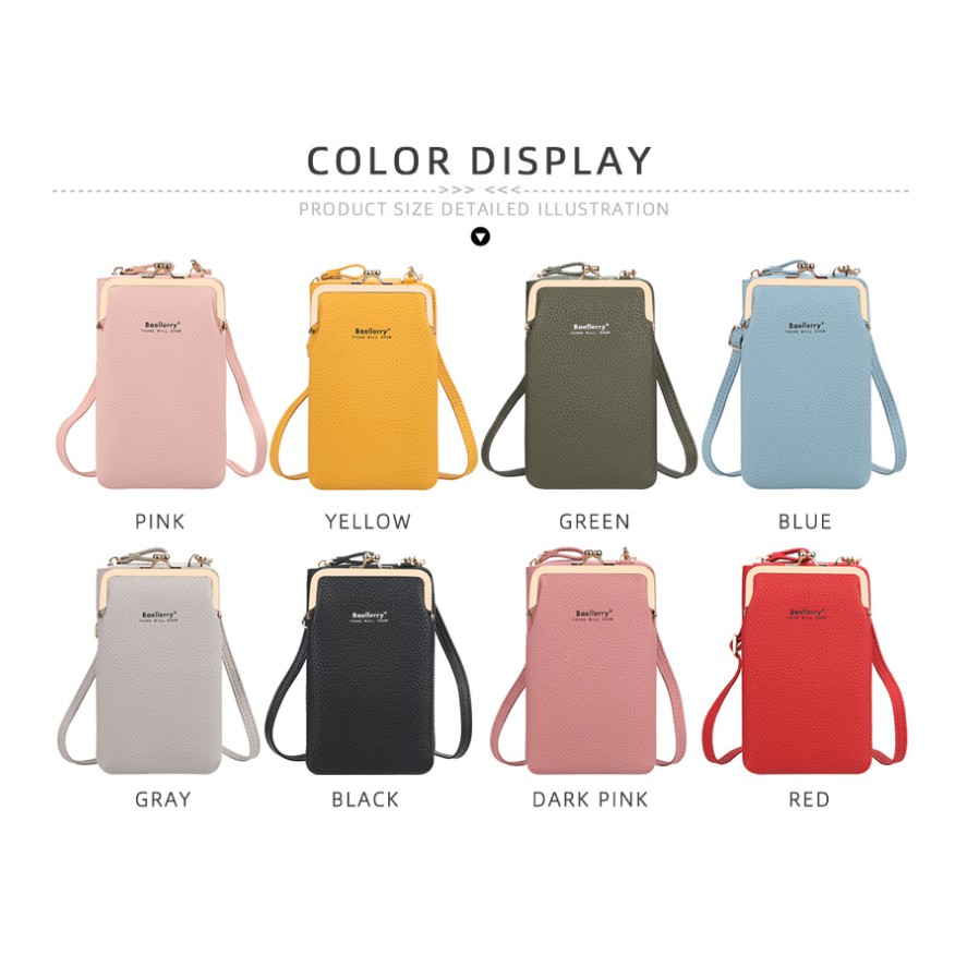 [BISA COD] Tas Selempang Dompet Wanita BAELLERRY YOUNG WILL SHOW Dompet Panjang Tali Original N8601