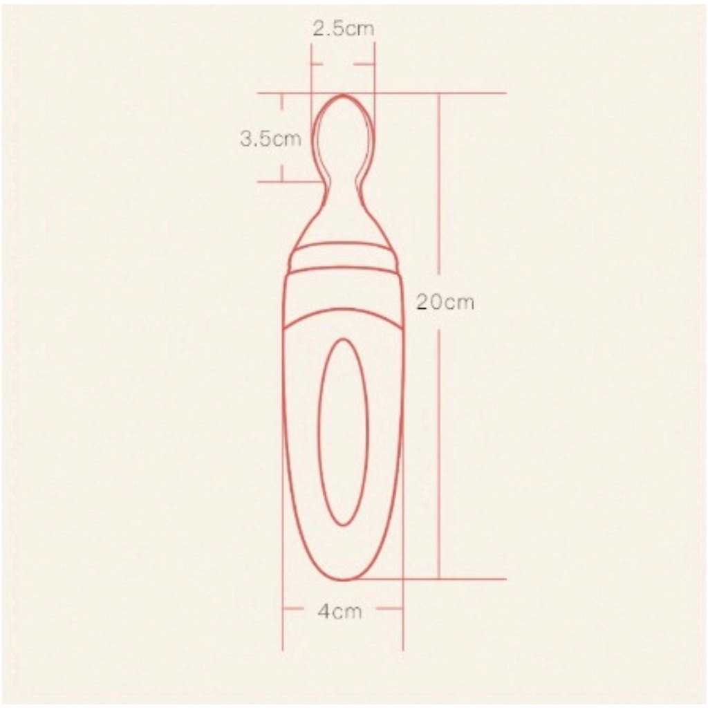 BOTOL DOT SILICONE SENDOK MAKAN BAYI / BABY SILICONE FOOD FEEDER (IP)