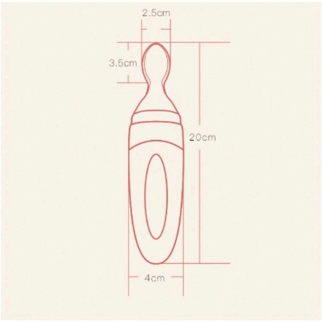 BOTOL DOT SILICONE SENDOK MAKAN BAYI / BABY SILICONE FOOD FEEDER (IP)