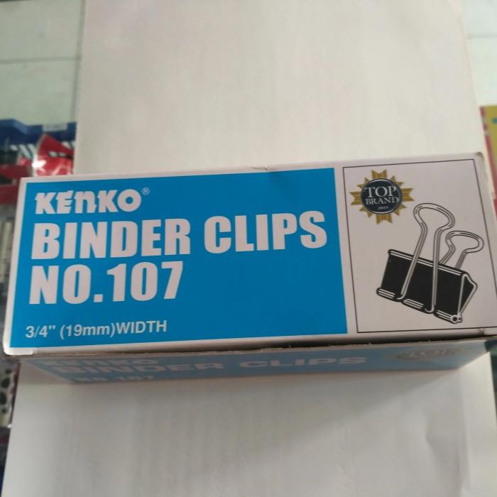 

Klip | Kenko Binder Clip No 107 - Gross Isi 12 Doz.