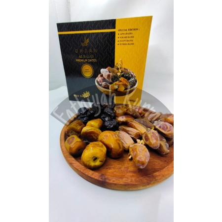 

Kurma MIX 1 Kg- 250 gr Ajwa- 250 gr Egypt- 250 gr Tunis- 250 gr Sukari