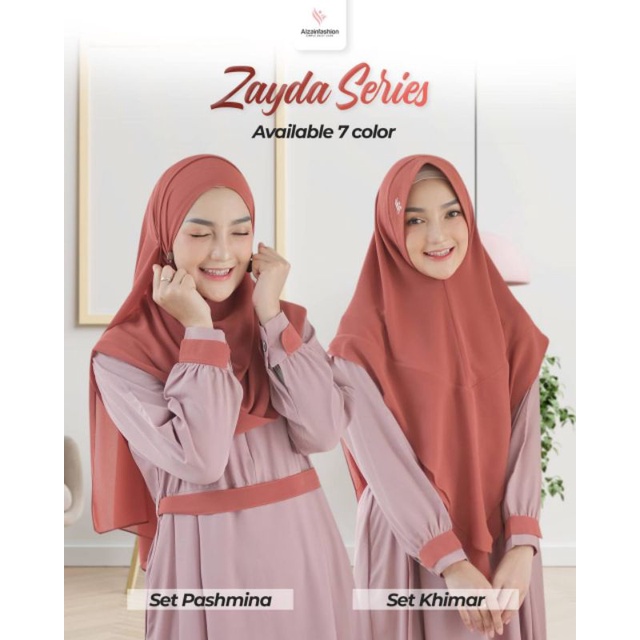 ZAYDA SET BY ALFAZAIN/GAMIS BRANDED/GAMIS MURAH BERKWALITAS ORIGINAL