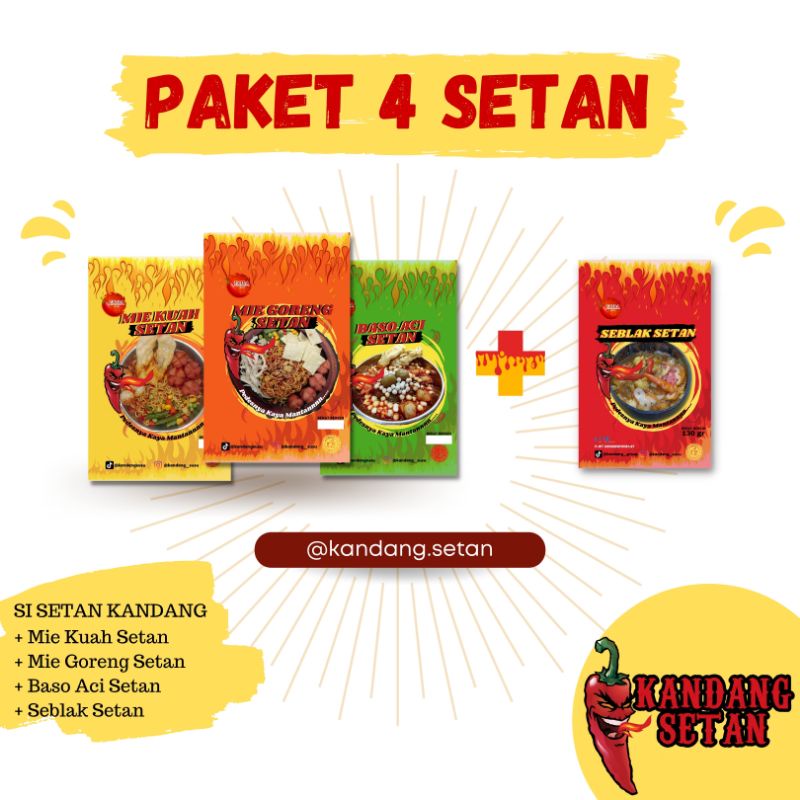 

Paket Bunding 4 Setan