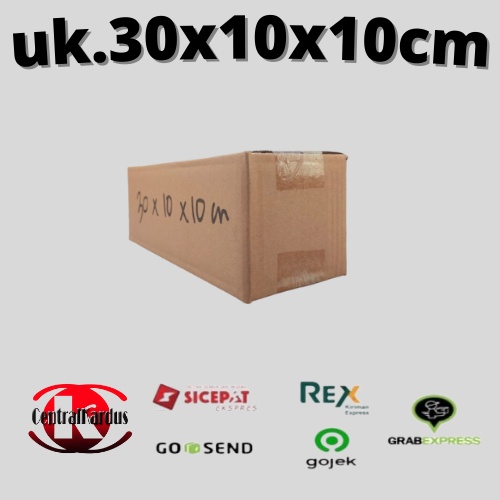 

TERMURAH KARDUS KECIL UK 30x10x10CM PACKING POLOS -centralkardus