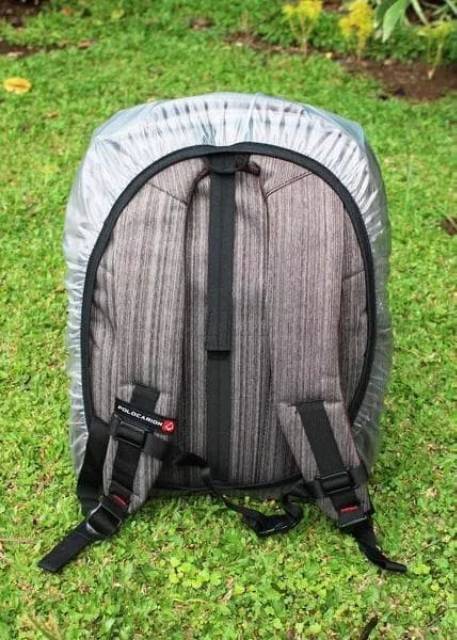 COVERBAG TRANSPARAN POLOS - RAIN COVER BAG ANTI AIR TAS RANSEL