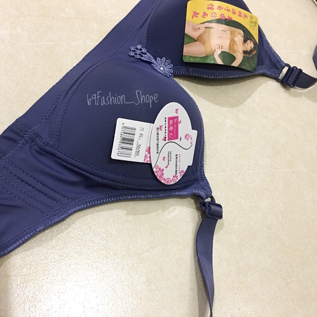 BRA JUMBO CUP C NON KAWAT BUSA TIPIS BESAR / 128 Fengyuer BRA Misslily CUP C JUMBO / BH JUMBO POLA BESAR IMPORT BAHAN PREMIUM LEMBUT &amp; HALUS ORIGINAL