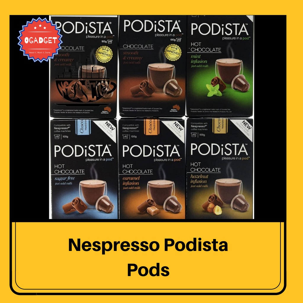 

Nespresso Chocolate & Coffee Capsule Collection by Podista