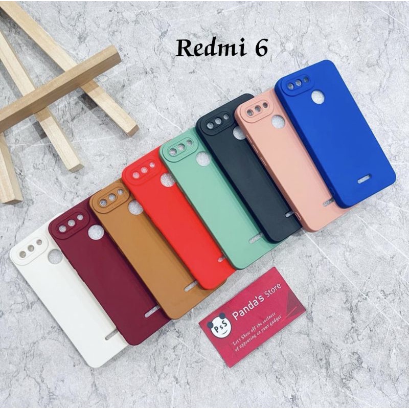 Softcase Pro Camera Redmi 6 Candy Case Full Color 3D Silikon TPU